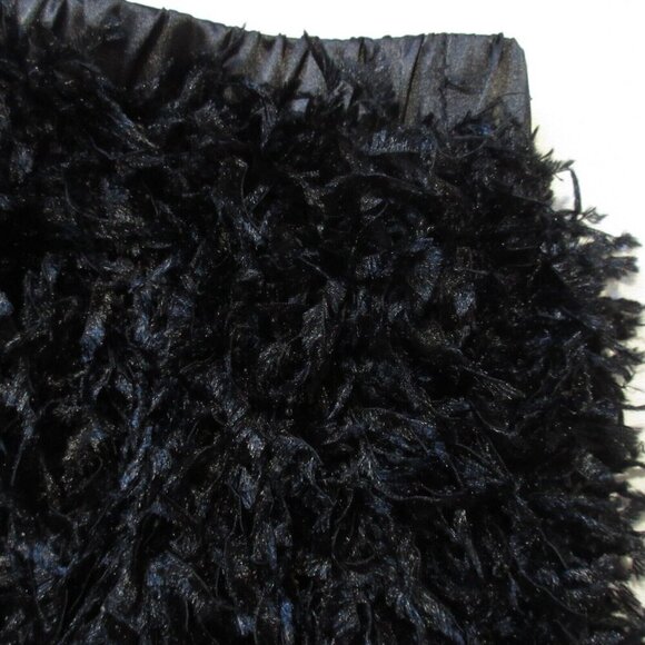 NWT Anthropologie Sunday in Brooklyn Chantal in Black Feathered Maxi Skirt XS - Picture 2 of 3